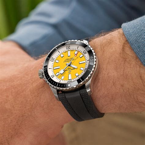 breitling superocean 42 yellow abyss|breitling superocean automatic 42 price.